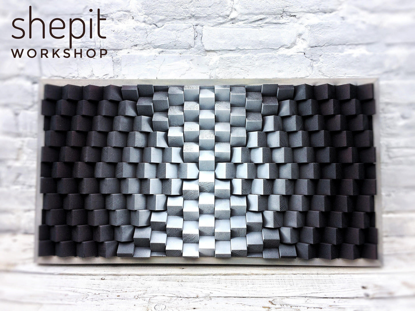 3D Wood Wall Art - Sound Diffuser Acoustic Panel