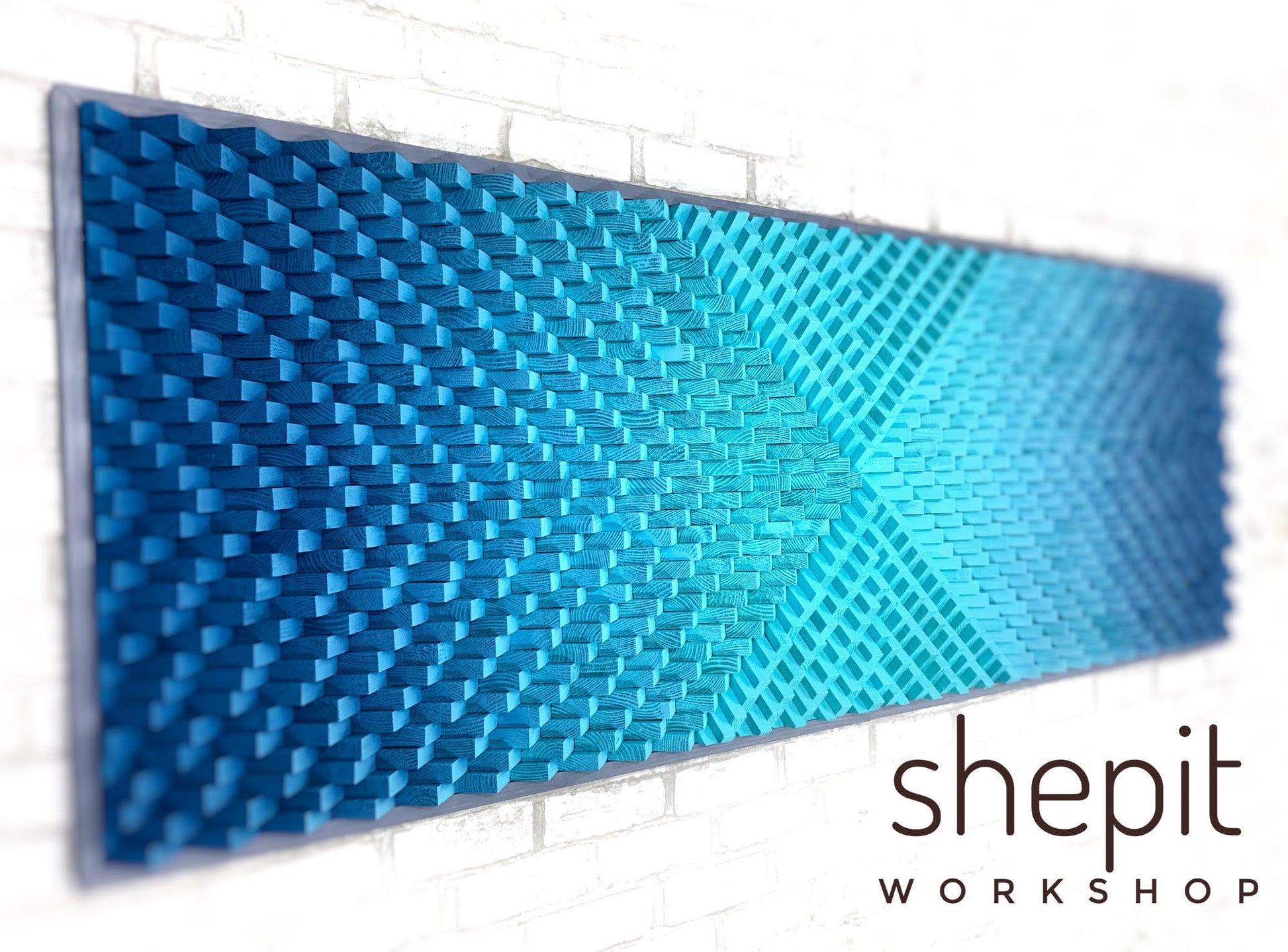 Wood Wall Art - 3D Geometric - Acoustic Panel - Sound Diffuser – Shepit ...